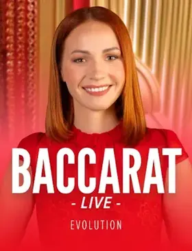 Baccarat live tafel Evolution
