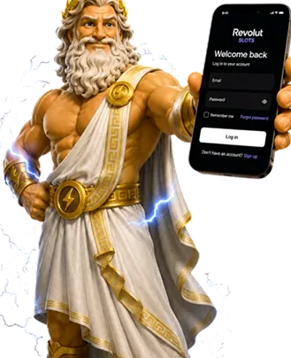 Inlogscherm van Revolut Slots