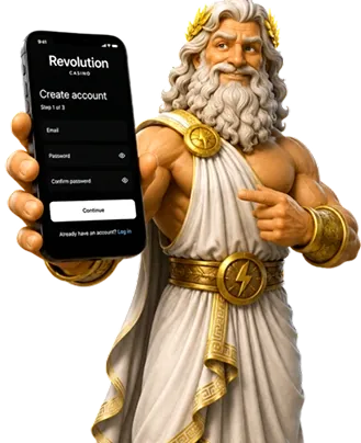 Registratiescherm van Revolut Slots